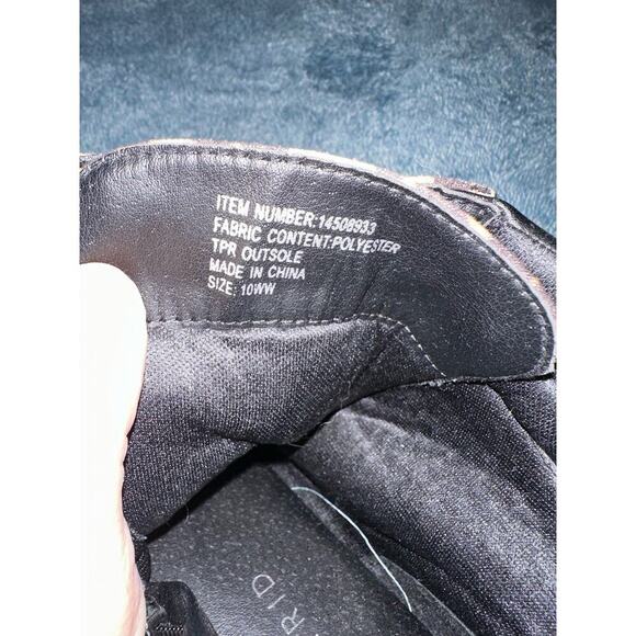 Torrid lace-up chunky hiker bootie cheatah heel boot zipper tie lace Sz 10WW - Picture 11 of 11